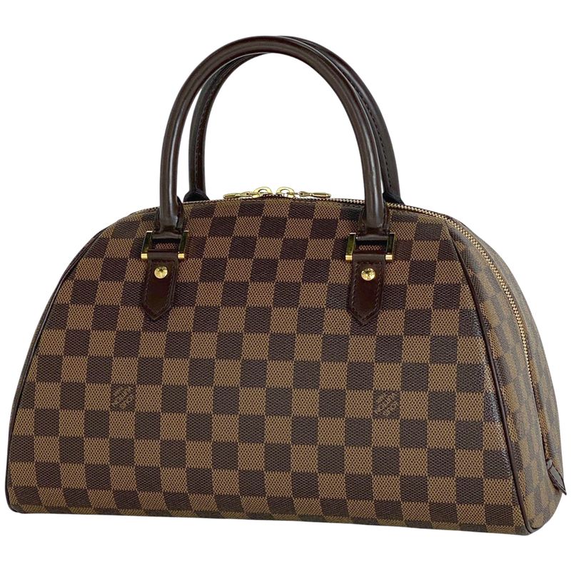 Louis Vuitton Rivera MM Handbag Mini Boston Bag Handbag Damier Brown N41434