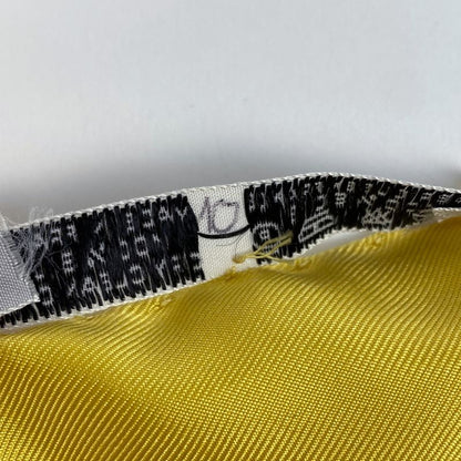 Hermes Carré 90 Neige D'antan Last Year's Snow Scarf Silk Yellow Multicolor
