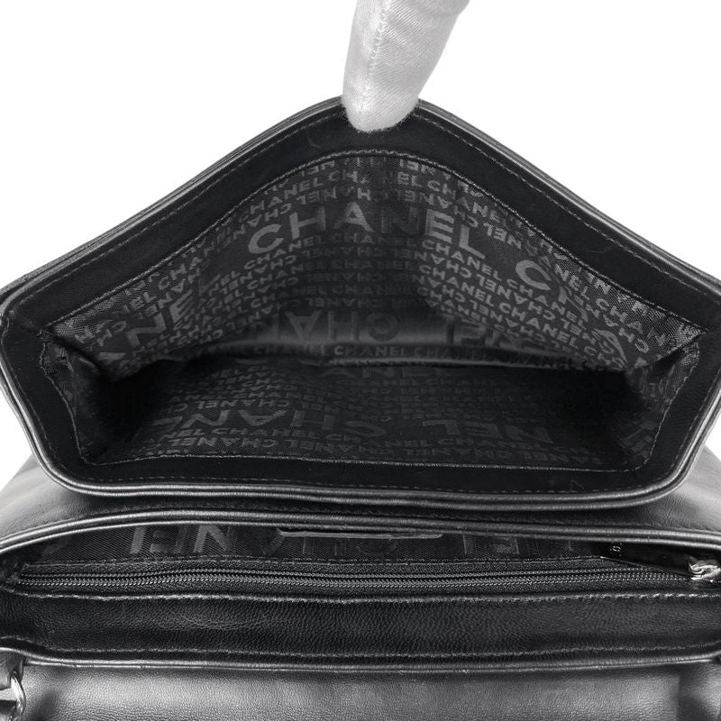 Chanel Chocobar Chain Shoulder Bag No.5 Camellia Coco Mark Shoulder Bag Leather