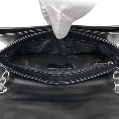 Chanel Chocobar Chain Shoulder Bag No.5 Camellia Coco Mark Shoulder Bag Leather