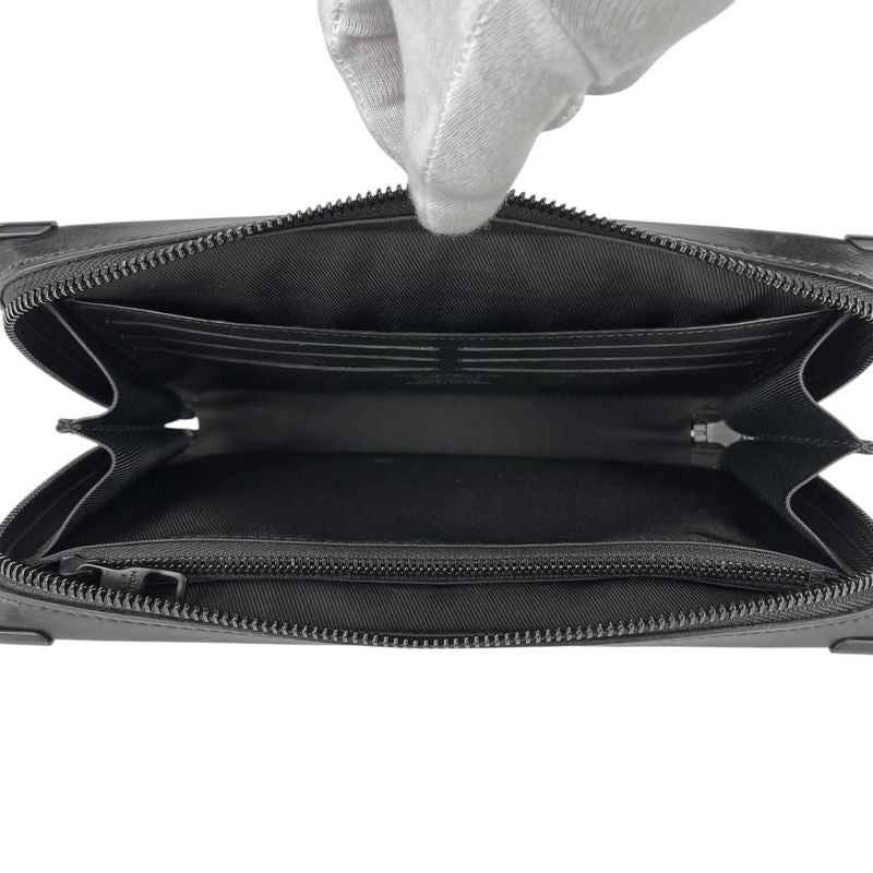 Louis Vuitton Soft Trunk Clutch Tuftage Second Bag Monogram Black Brown M45061