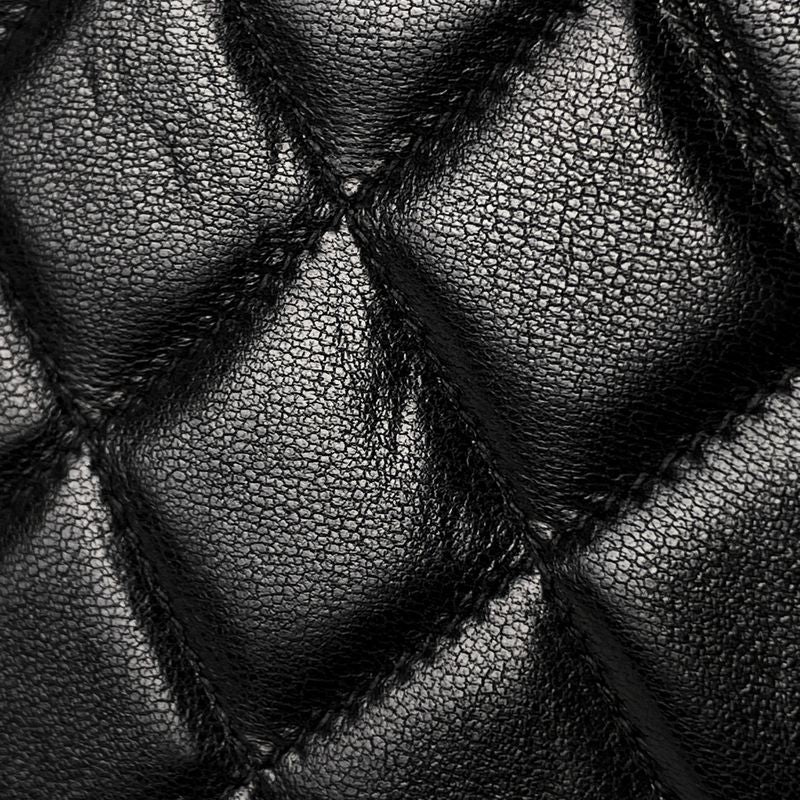 Chanel Coco Mark Chain Shoulder Bag Matelasse Shoulder Bag Black Women