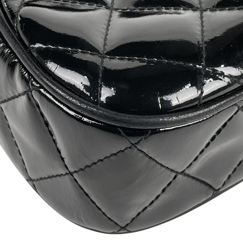 Chanel Coco Mark Fringe Chain Shoulder Bag Tassel Matelasse Enamel Shoulder Bag