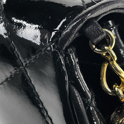 Chanel Coco Mark Fringe Chain Shoulder Bag Tassel Matelasse Enamel Shoulder Bag