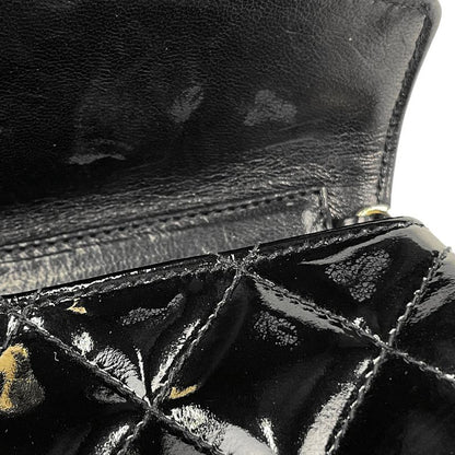 Chanel Coco Mark Fringe Chain Shoulder Bag Tassel Matelasse Enamel Shoulder Bag