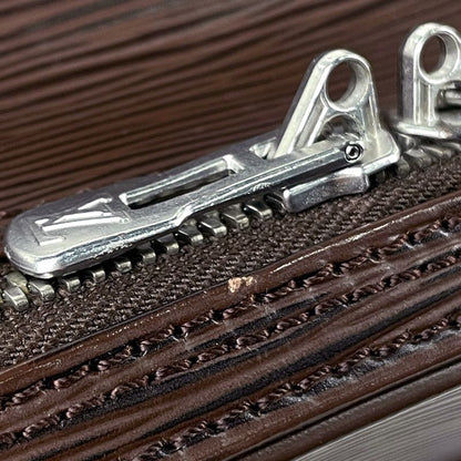 Louis Vuitton Reporter Special Order Shoulder Bag Epi Brown Women