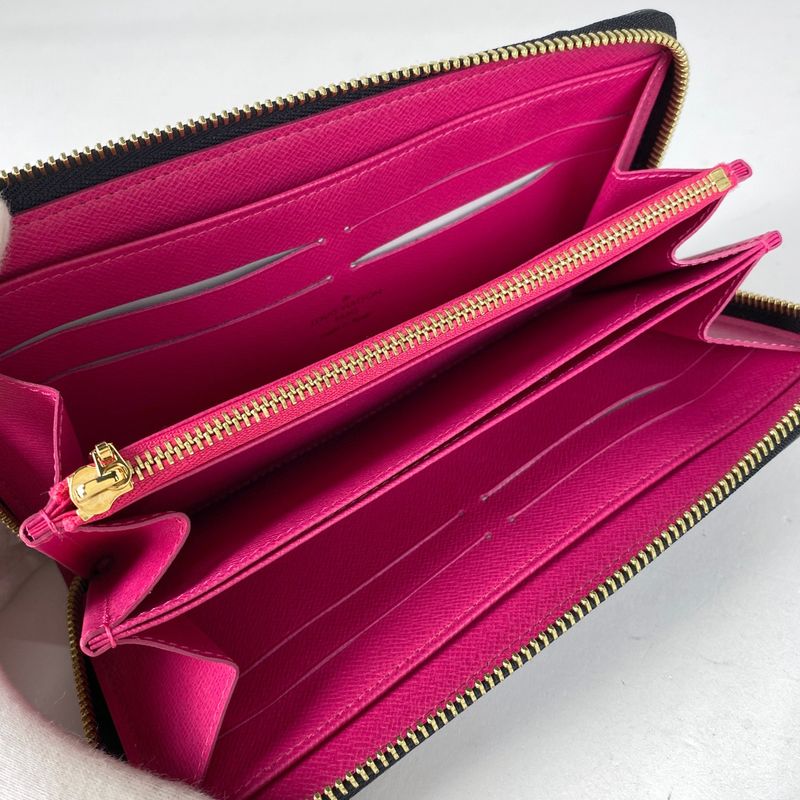 Louis Vuitton Zippy Wallet Round Zipper Long Wallet Monogram Multicolor Noir