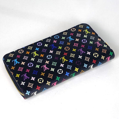 Louis Vuitton Zippy Wallet Round Zipper Long Wallet Monogram Multicolor Noir