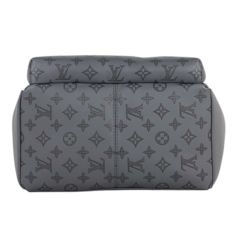 Louis Vuitton Discovery Backpack PM Monogram Shadow Backpack Leather Gray