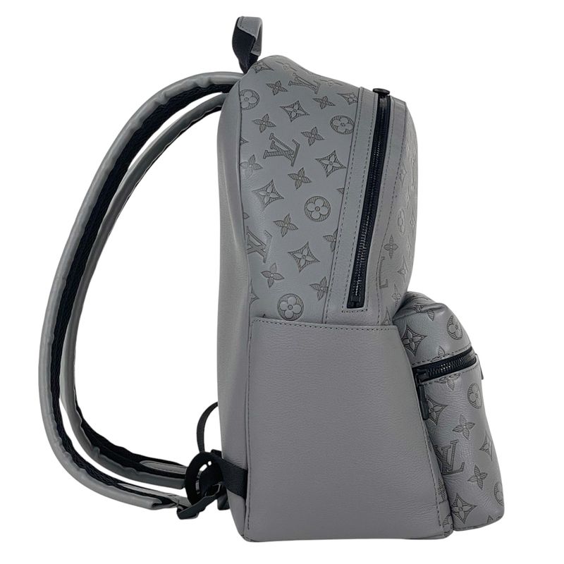 Louis Vuitton Discovery Backpack PM Monogram Shadow Backpack Leather Gray