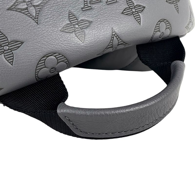 Louis Vuitton Discovery Backpack PM Monogram Shadow Backpack Leather Gray