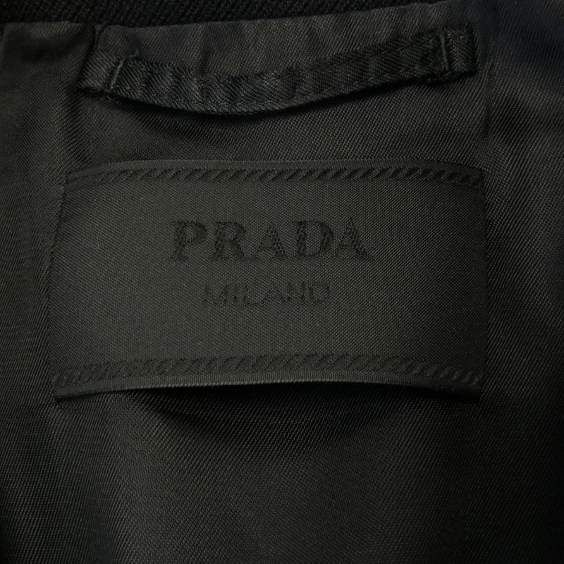 Prada Wool Blouson Jacket Triangle Logo Sgc362 S232 1vj9 Jacket