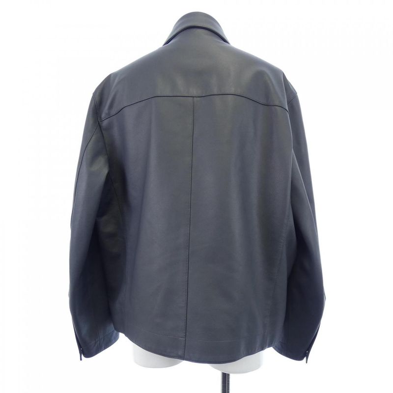 Hermes 553140hb Leather Jacket