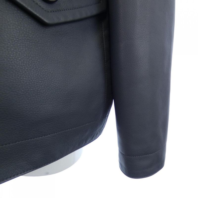 Hermes 553140hb Leather Jacket