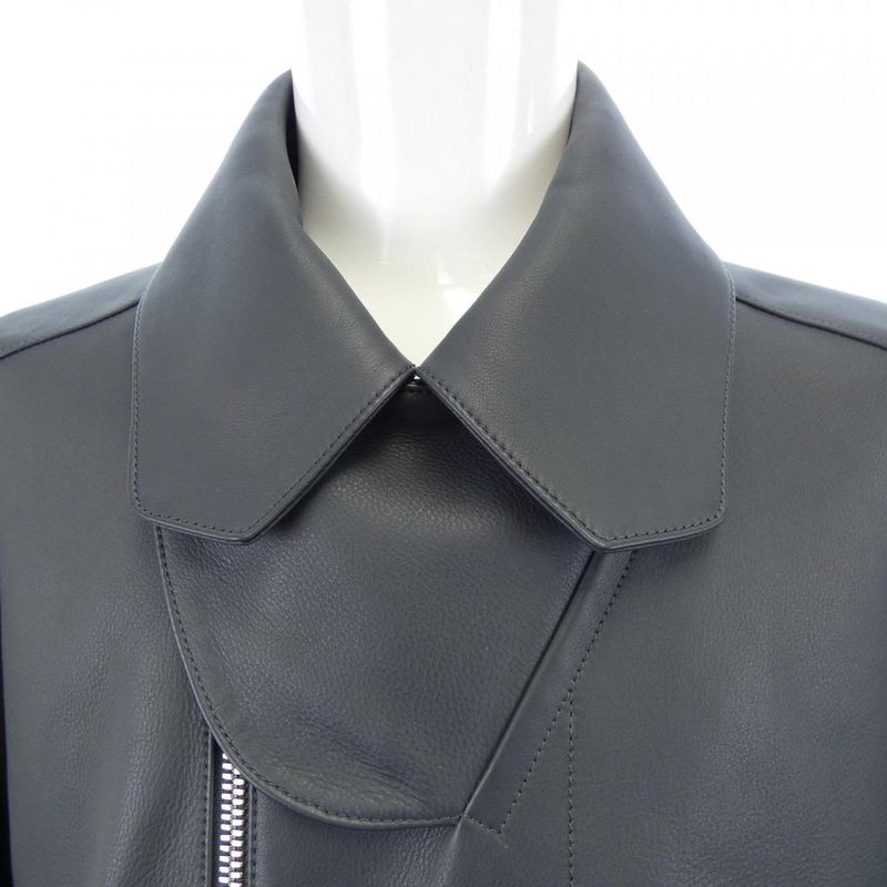 Hermes 553140hb Leather Jacket