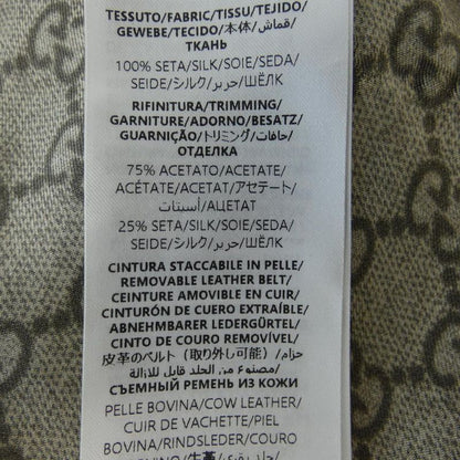 Gucci GG Silk Twill Dress 813259 Z8bwv Dress