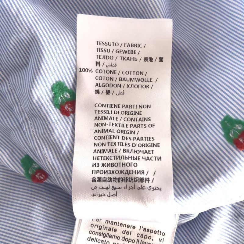 Gucci Long Sleeve Shirt Blouse Women - 430885 Light Blue X Multi