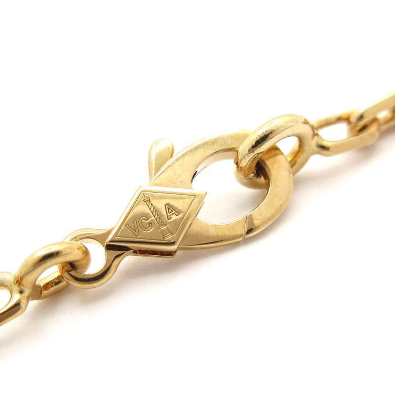 Van Cleef & Arpels Necklace Excellent Condition Vintage Alhambra Vcaro3qj00 18k