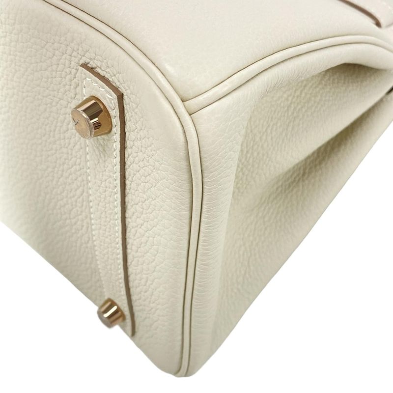 Hermes Handbag Excellent Condition Birkin 30 Cles Rose Gold Hardware