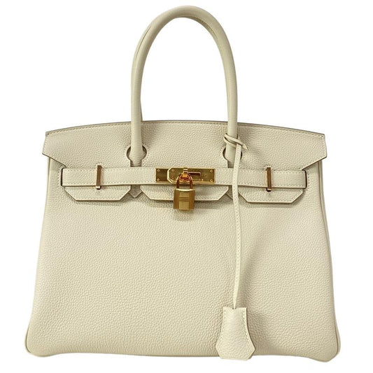 Hermes Handbag Excellent Condition Birkin 30 Cles Rose Gold Hardware