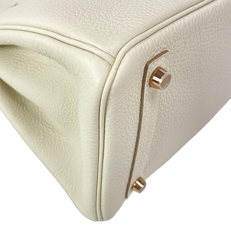 Hermes Handbag Excellent Condition Birkin 30 Cles Rose Gold Hardware