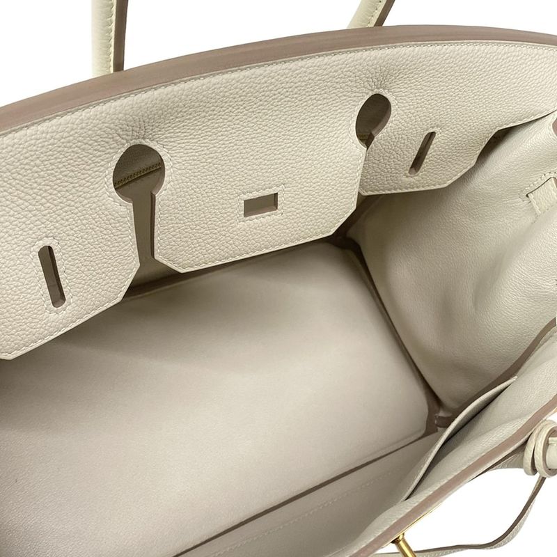 Hermes Handbag Excellent Condition Birkin 30 Cles Rose Gold Hardware