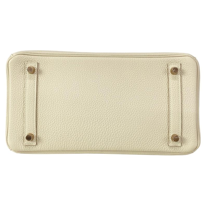 Hermes Handbag Excellent Condition Birkin 30 Cles Rose Gold Hardware