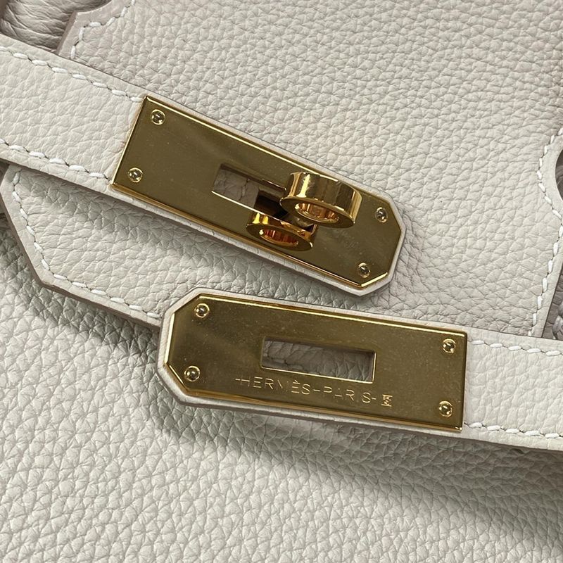 Hermes Handbag Excellent Condition Birkin 30 Cles Rose Gold Hardware