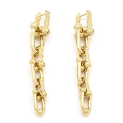 Tiffany & Co Earrings Excellent Condition Hardware Graduated Link Earrings 18k