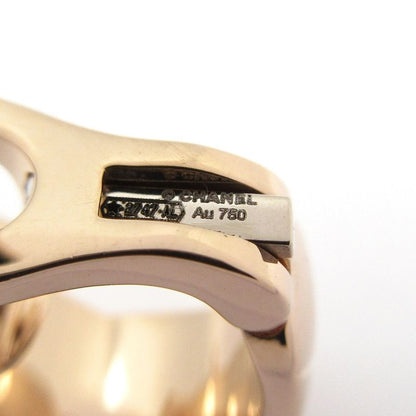 Chanel Earrings Excellent Condition Coco Crushmatelasse 18kbg X Diamonds