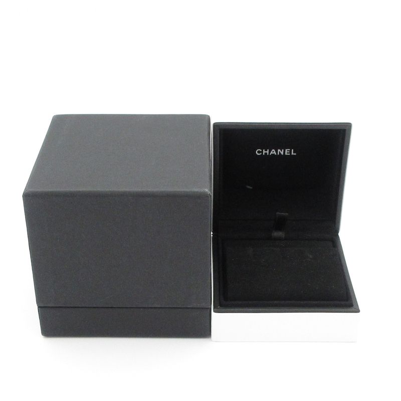 Chanel Earrings Excellent Condition Coco Crushmatelasse 18kbg X Diamonds