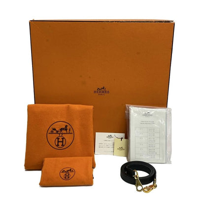 Hermes Handbag Excellent Condition Kelly 28 Black Outer Stitching Gold Hardware