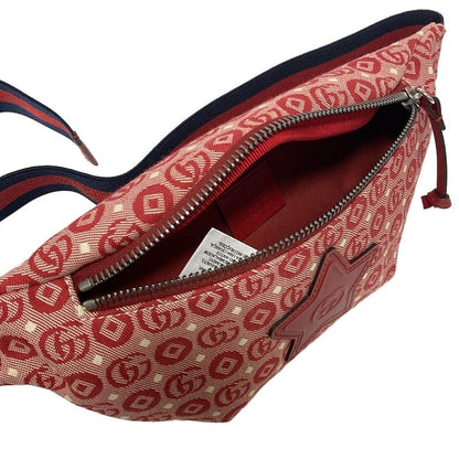 Gucci Waist Pouch Interlocking G Childrens 502095 Red White and Navy