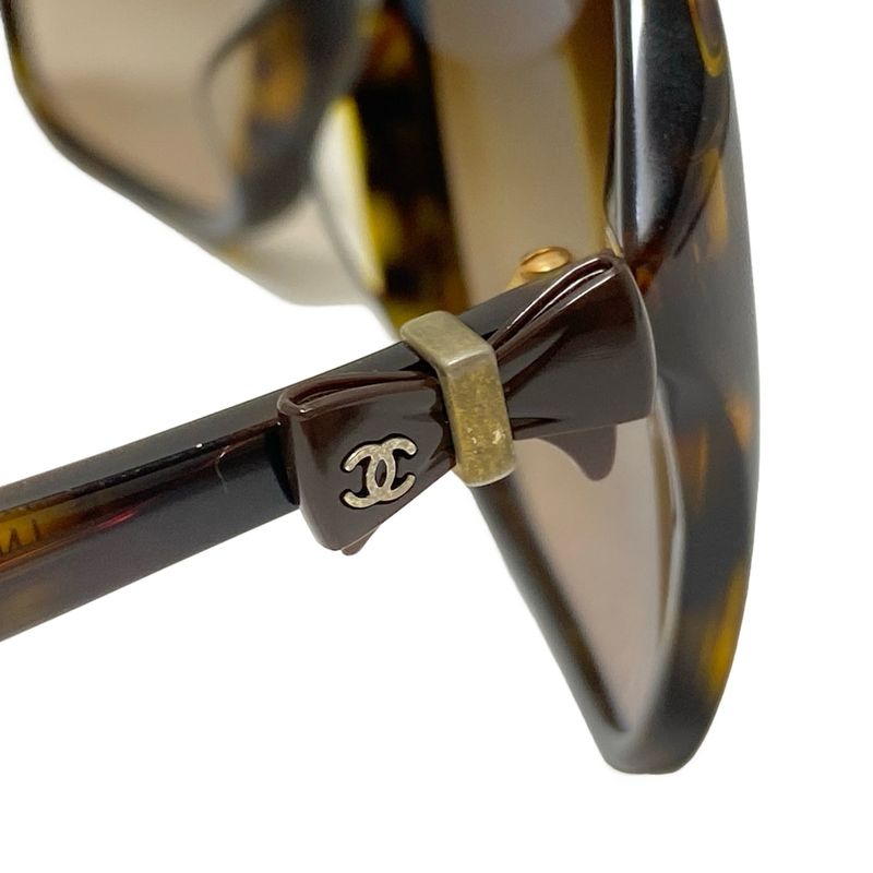Chanel Sunglass Es - 5205-a Dark Brown Ribbon