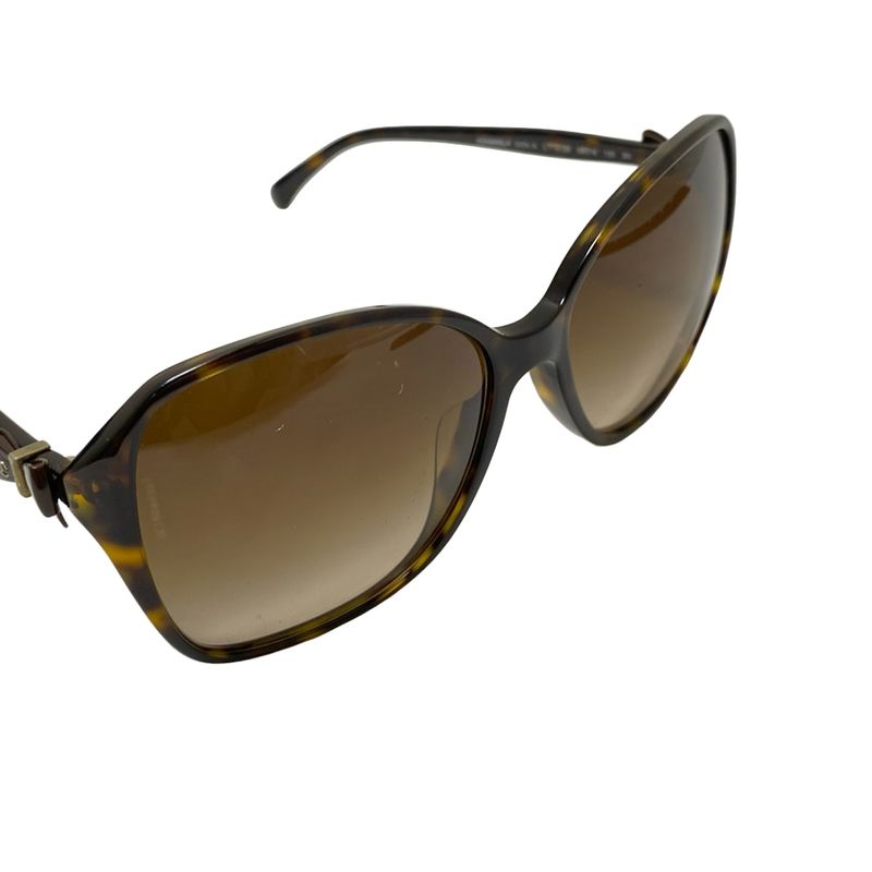 Chanel Sunglass Es - 5205-a Dark Brown Ribbon