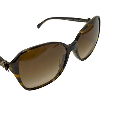 Chanel Sunglass Es - 5205-a Dark Brown Ribbon