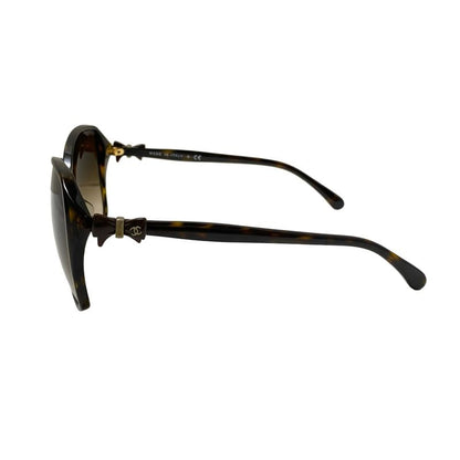 Chanel Sunglass Es - 5205-a Dark Brown Ribbon