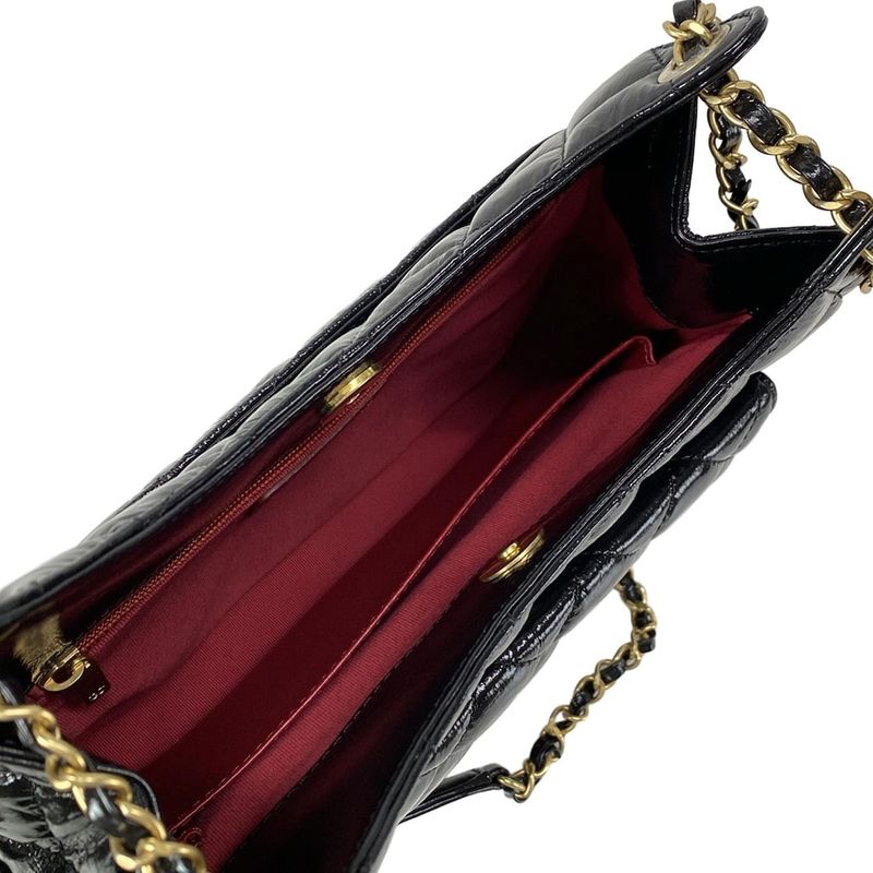 Chanel Shoulder Bag Excellent Condition Hobo Bag Matelasse As4322 Black