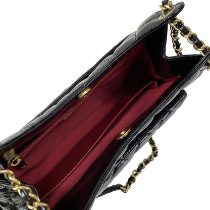 Chanel Shoulder Bag Excellent Condition Hobo Bag Matelasse As4322 Black