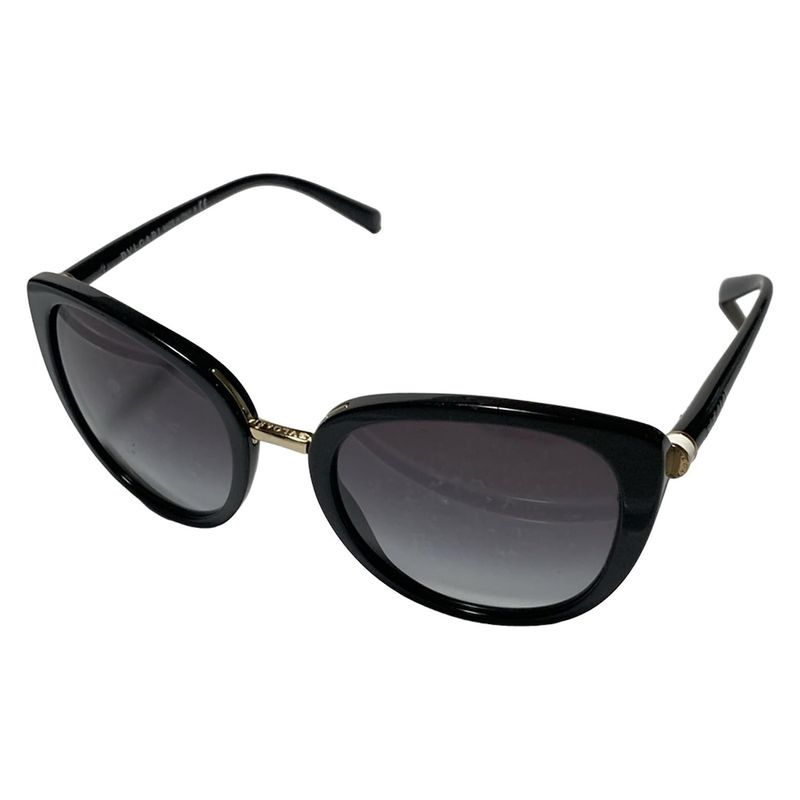Bvlgari Sunglass Es - 8177 Black × White × Gold