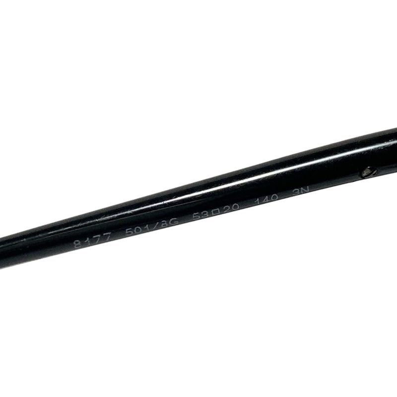 Bvlgari Sunglass Es - 8177 Black × White × Gold