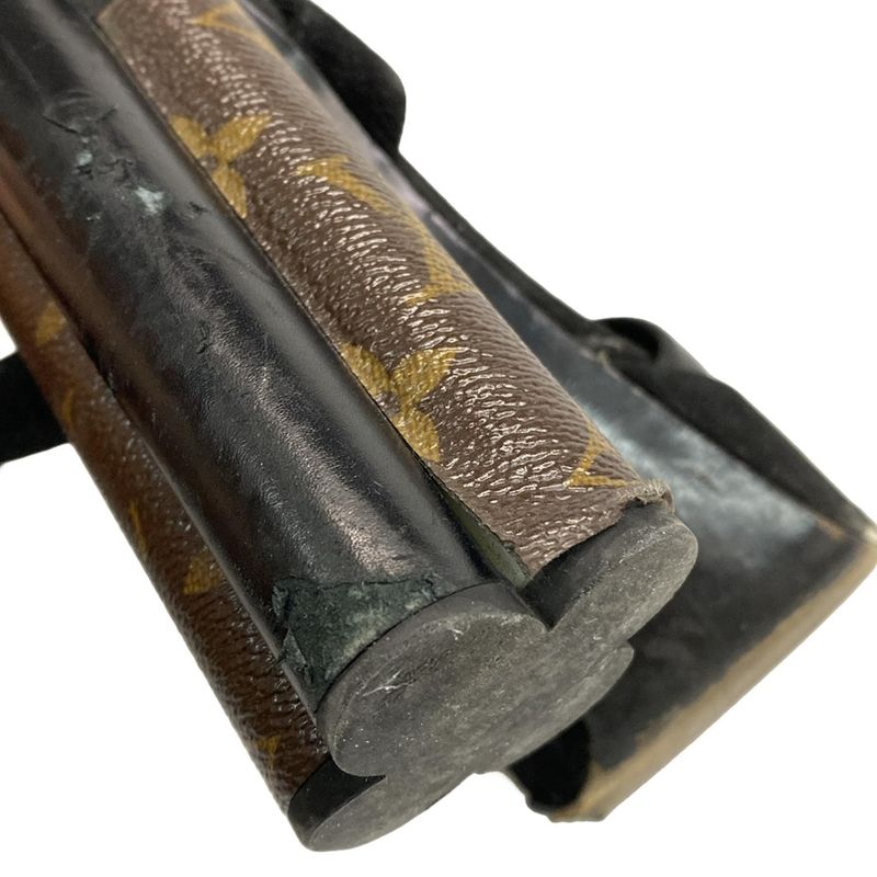 Louis Vuitton Sandals 37 Podium Line Platform Sandals Brown Black and Gold