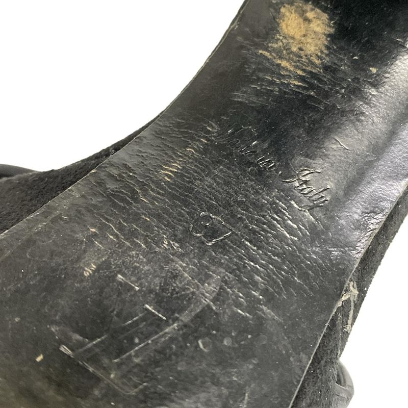 Louis Vuitton Sandals 37 Podium Line Platform Sandals Brown Black and Gold