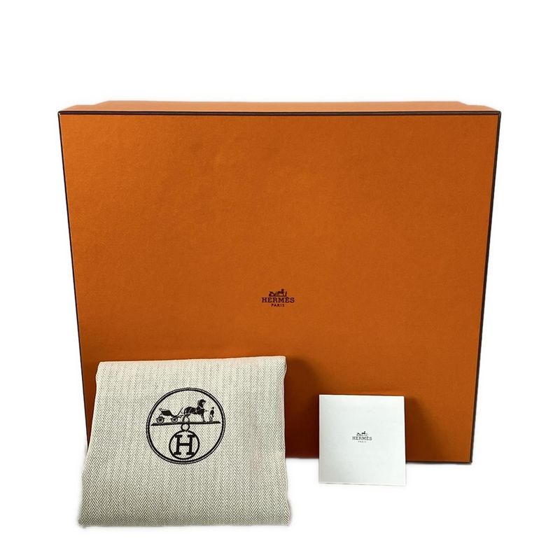 Hermes Garden Party TPM Tote Bag Lime and Toffee Silver Hardware