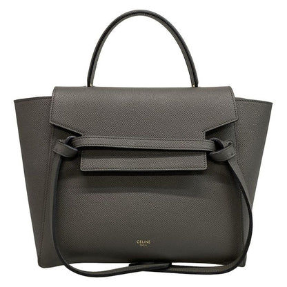 Celine Handbag Belt Bag Micro Dark Gray