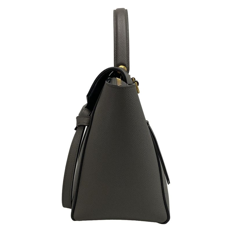 Celine Handbag Belt Bag Micro Dark Gray