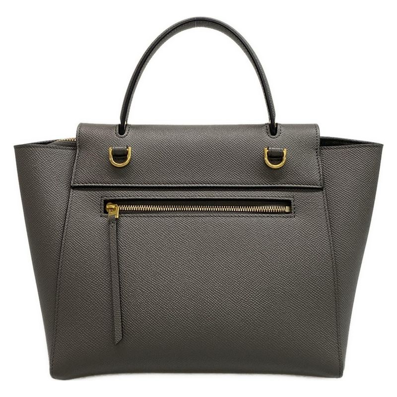 Celine Handbag Belt Bag Micro Dark Gray