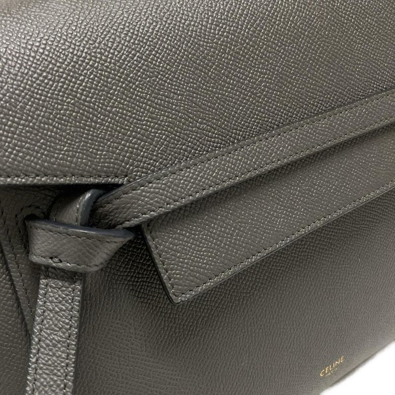 Celine Handbag Belt Bag Micro Dark Gray