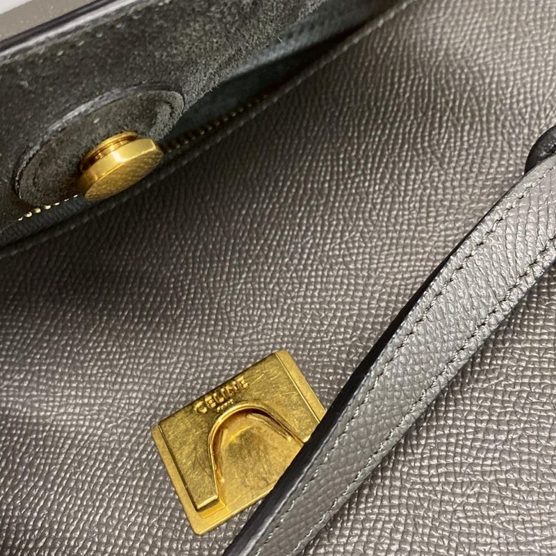 Celine Handbag Belt Bag Micro Dark Gray
