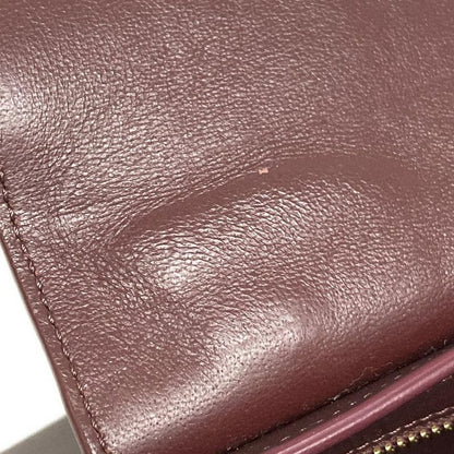 Celine Handbag Trapeze Small Bordeaux Leather